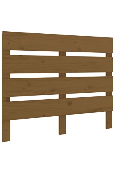 vidaxl Bedside table, honey brown, 100x3x80 cm, solid pine wood