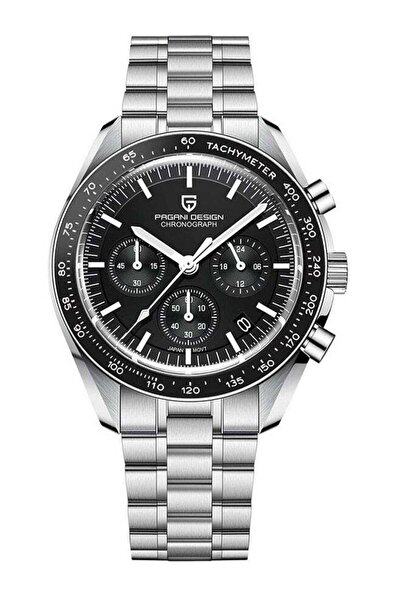 Pagani design PD1701 Men's Quartz Watch Chronograph Stainless Steel Waterproo...