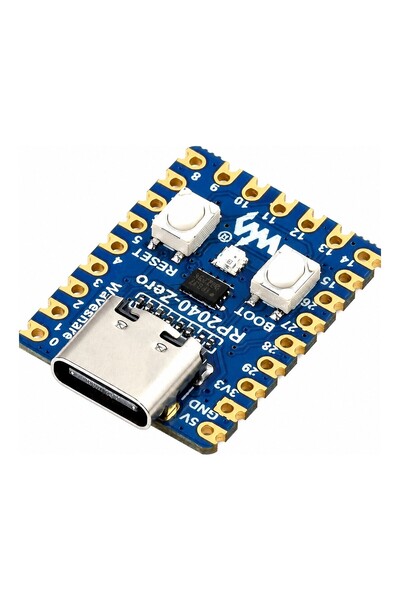 OEM Raspberry Pi RP2040 Tabanlı Type-C Mini Geliştirme Kartı (Waveshare RP204...