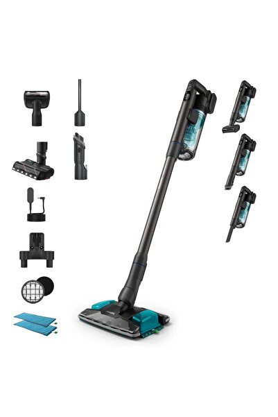 Philips Aspirator vertical XC8155/01 seria 8000, autonomie pana la 80 min, ca...