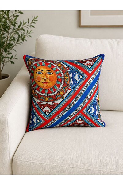 adenkahome Milano Series, Suede Cushion Cover 43X43 cm (Double-Sided Printed)