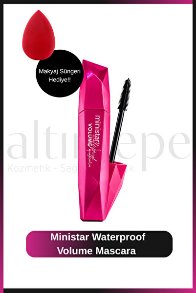 Altıntepeshop Ministar Waterproof Volume Mascara