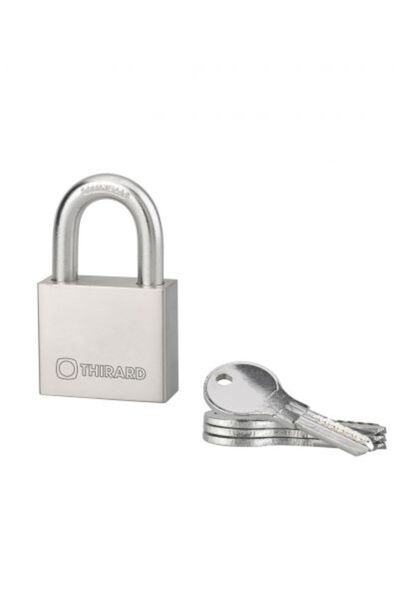 THIRARD Outdoor padlock, with key, RINOX, 50 mm,