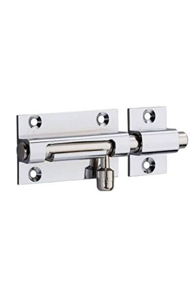 THIRARD Light door latch, surface mounted, 50 mm, 8 mm round bolt, chrome brass,