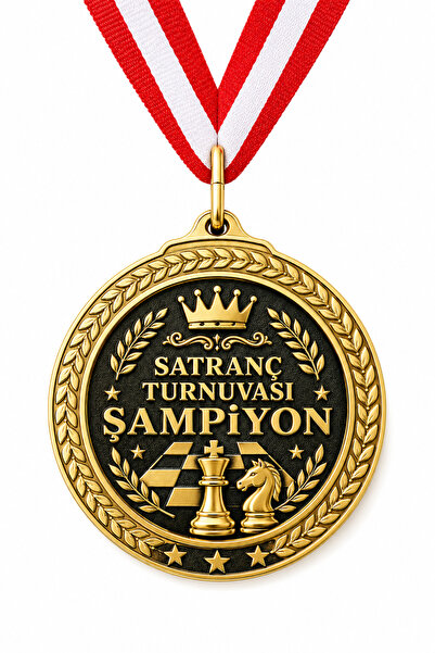 HiperAD Reklam SATRANÇ TURNUVASI ŞAMPİYONLUK MADALYASI Metal | Ödül Madalyası...