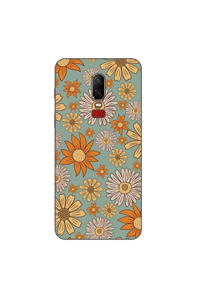 OEM Husa compatibila cu OnePlus 6 Silicon Gel Tpu Model Vintage Meadow