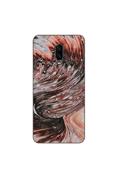 OEM Husa compatibila cu OnePlus 6T Silicon Gel Tpu Model Copper Stream