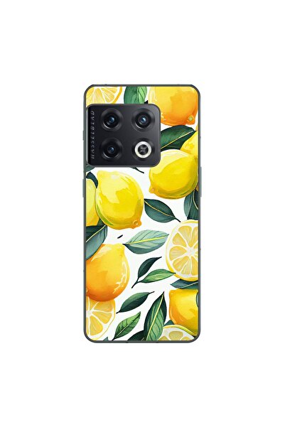 OEM Husa compatibila cu OnePlus 10 Pro Silicon Gel Tpu Model Lemons Pattern