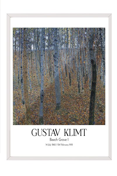 Postifull Gustav Klimt - Bukov šum I, Slika sa belim okvirom, Serija umetnost...