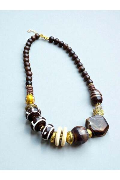 Bozhi Necklace Glass Beads Casual Elegance