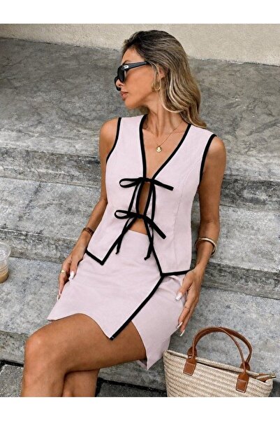 SİSİ Skirt Vest Double Set