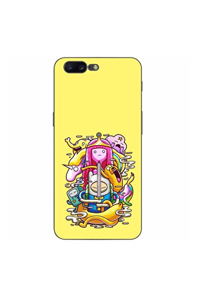 OEM Калъф, съвместим с OnePlus 5, силиконов гел TPU, с дизайн на пластир  "Вр...