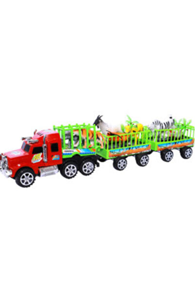 PlayFun Tir Cu Remorci Si Animale 6511110013148