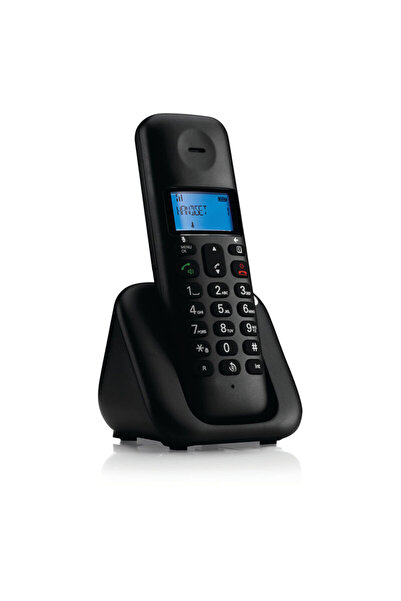 Motorola T301 Black (Ελληνικό Μενού) Ασύρματο τηλέφωνο με ανοιχτή ακρόαση