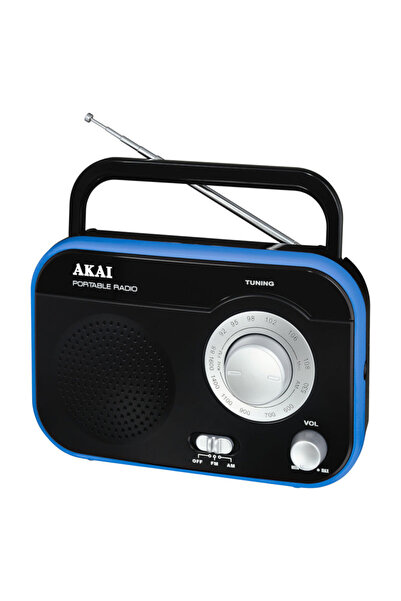 AKAI PR003A-410B Φορητό αναλογικό ραδιόφωνο με είσοδο ακουστικών