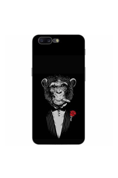 OEM Husa compatibila cu OnePlus 5 Silicon Gel Tpu Model Cigar Monkey