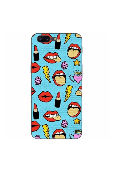OEM Husa compatibila cu OnePlus 5 Silicon Gel Tpu Model Pop Art Lips