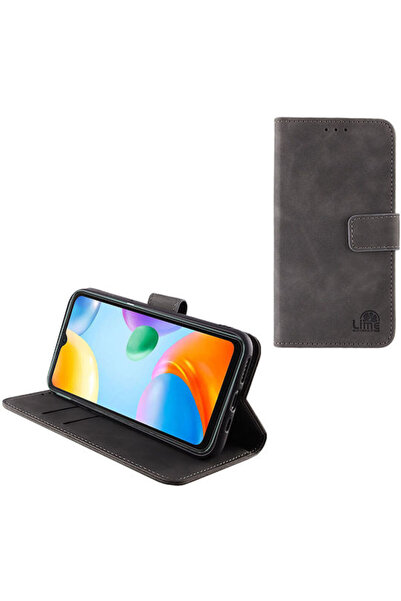 Lime&co Lime Essential Magnet Book Συνθετικό Δέρμα Γκρι (Redmi 10C) Κωδικός: ...