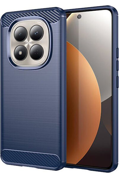 Techsuit Μπλε Πίσω Κάλυμμα Σιλικόνης Άνθρακα (Redmi Note 15 Pro 4G)