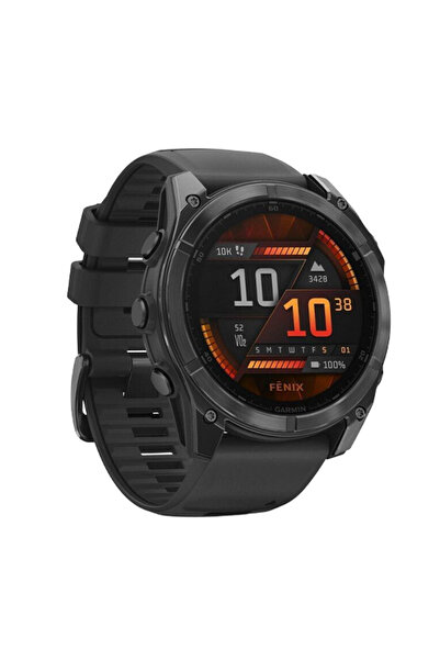 Garmin Smartwatch Fenix 8, 51mm, AMOLED 1.4", Wi-Fi, GPS, 32GB, Silicone Band...