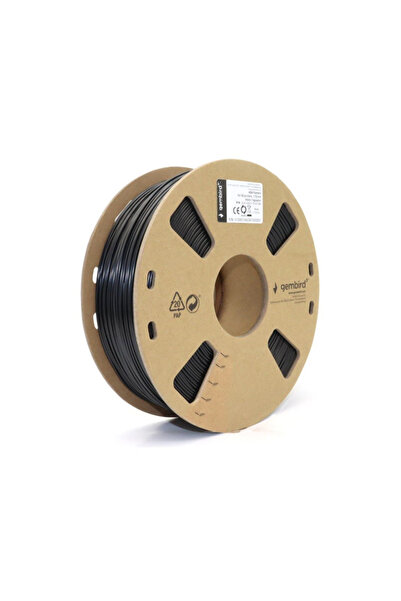 Gembird Filament 3DP-ASA1.75-01-BK, ASA, 1.75mm, 1kg (Negru)