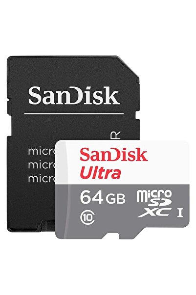 SanDisk - Κάρτα Μνήμης (sdsqunr-064g-Gn3ma) - Με Αντάπτορα, MicroSDXC, 64gb, ...