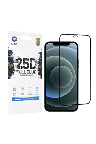 Lito - Γυαλί 2.5D FullGlue - iPhone 12 Pro Max - Μαύρο