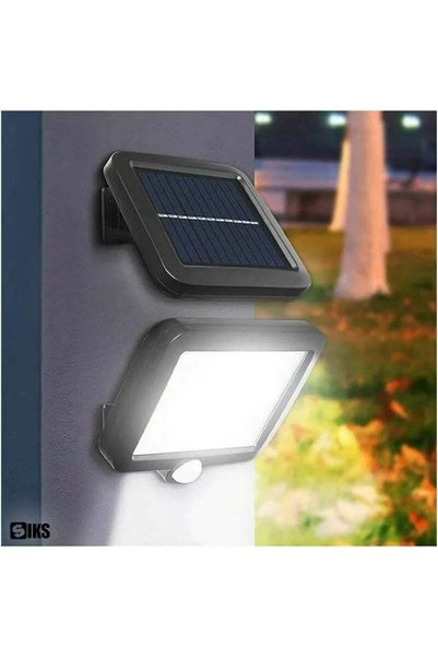 Promagg Lampă solară LED, senzor de mișcare și lumină, 260 LM, rezistentă la apă