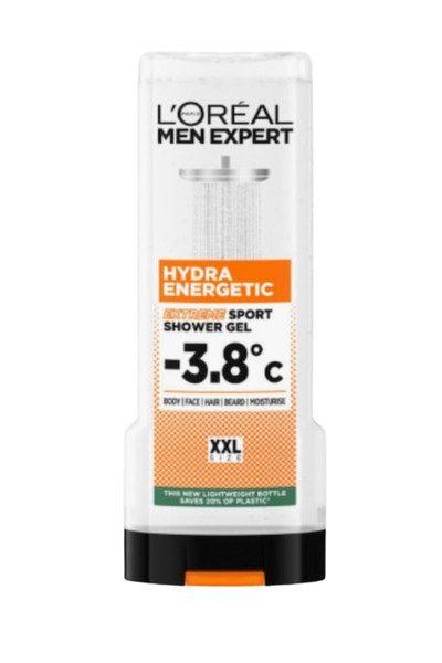 L'Oreal Paris Hydra Energetic Sport Αφρόλουτρο Για Άμεση Αίσθηση Δροσιάς 400ml.