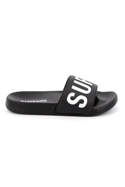 SUPERDRY Γυναικεία Σαγιονάρα Χρώματος Μαύρο WF310237A-02A3