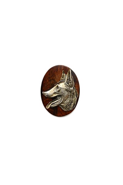 Art - Dog Câine Ciobănesc Belgian Malinois - Broșă pentru concurs canin, agra...