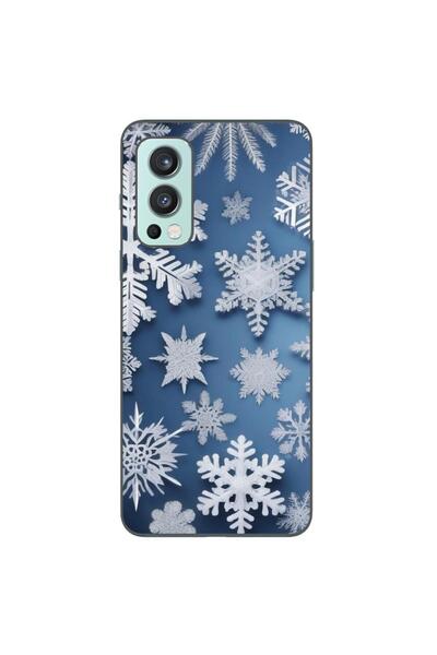 OEM Husa compatibila cu OnePlus Nord 2 Silicon Gel Tpu Model Fulgi de Zapada