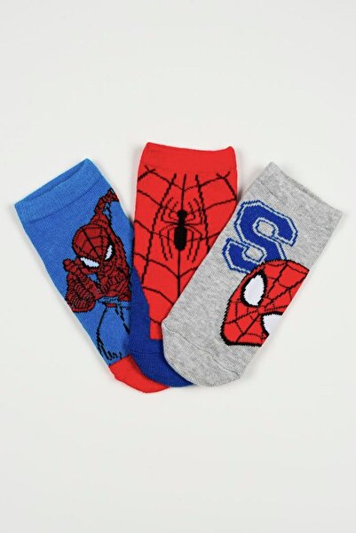 Disney Παιδικές Κάλτσες για Αγόρι Spider-Man Χρώματος Πολύχρωμo EZO6041.PACK1