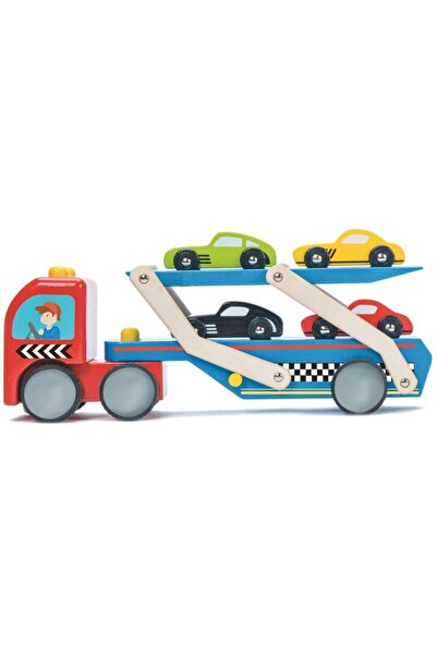 Le Toy Van Ξύλινο φορτηγό με αυτοκίνητα