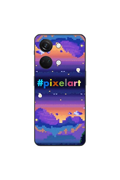 OEM Θήκη συμβατή με OnePlus Nord 3 από σιλικόνη gel TPU με σχέδιο τοπίου Pixe...