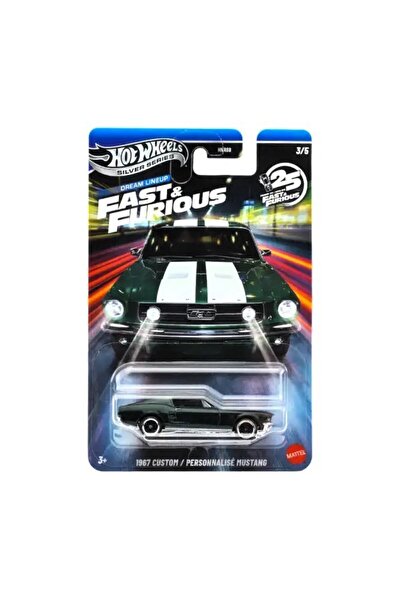 HOT WHEELS Fast & Furious 1967 CUSTOM PERSONNALISE MUSTANG JNK49 - HNR88