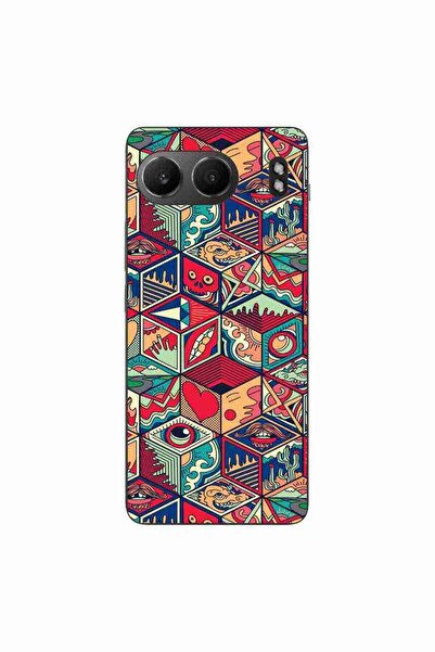 OEM Husa compatibila cu OnePlus Nord 4 Silicon Gel Tpu Model Pop Art Geometric