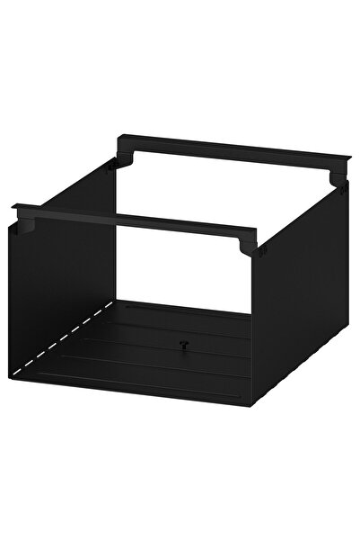 IKEA ENHET Hanging shelf insert, anthracite, 26 x 28 x 15 cm