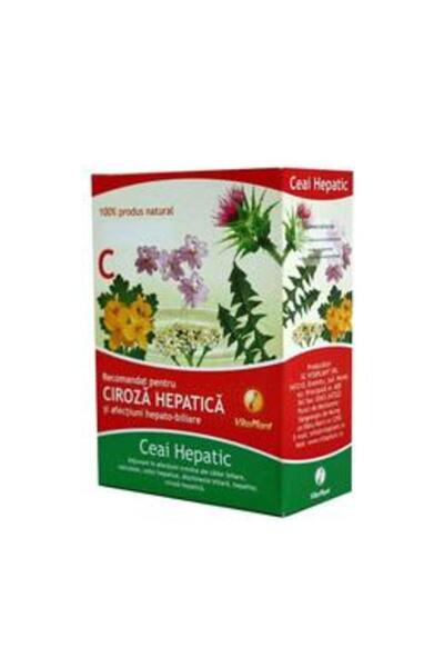 Vitaplant Ceai Hepatic VitaPlant, 75 plicuri X 1 g