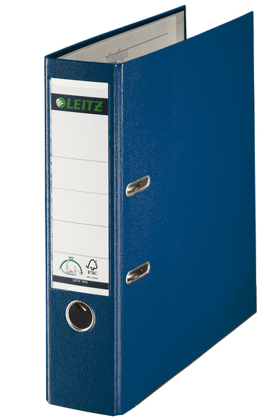 Leitz Plasticized binder 8cm 180 degrees blue