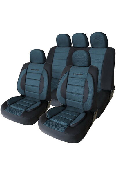 CarGuard Premium universal car seat covers blue+black -