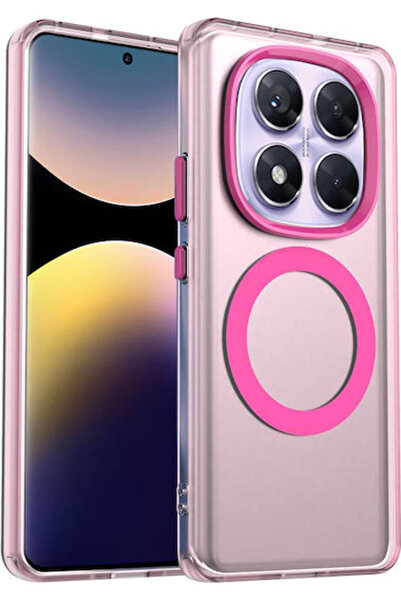 Techsuit Πίσω Κάλυμμα Σιλικόνης Ροζ (Redmi Note 14 Pro 5G / Poco X7)