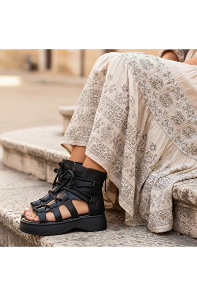 Tress Fashion Μαύρα Γυναικεία Σανδάλια μοντέλο - Tory