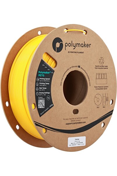 Polymaker PETG HS 1.75mm Yellow 1kg 1.75 mm