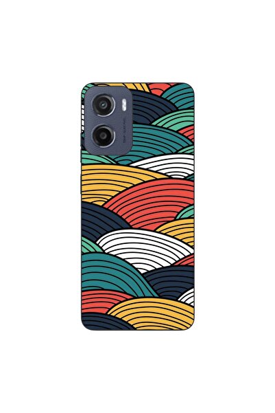 OEM Husa compatibila cu Motorola Moto G05 Silicon Gel Tpu Model Abstract Stri...