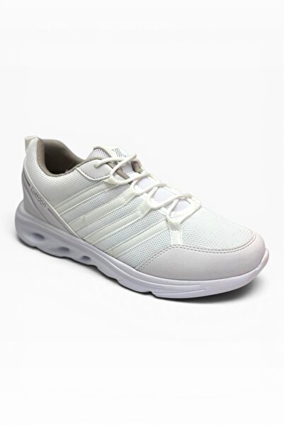 LUTTOON 4138-26 Anorak Fashion Anatomical Men's Sneaker White Silver