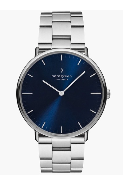 nordgreen Mens Watch NR40SI3LSINA, Quartz, 40mm, 3ATM