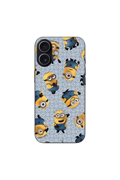OEM Θήκη συμβατή με Apple iPhone 17 από Σιλικόνη Gel TPU με σχέδιο Minions