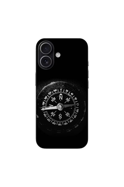 OEM Калъф, съвместим с Apple iPhone 17, от силиконов гел TPU, с винтидж компа...