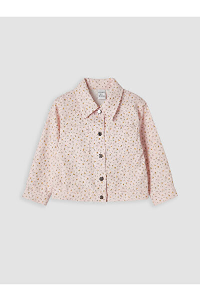 LC Waikiki Rmz Gi̇yi̇m Farkiyla Shirt Roba Collar Girl's Gabardine Jacket